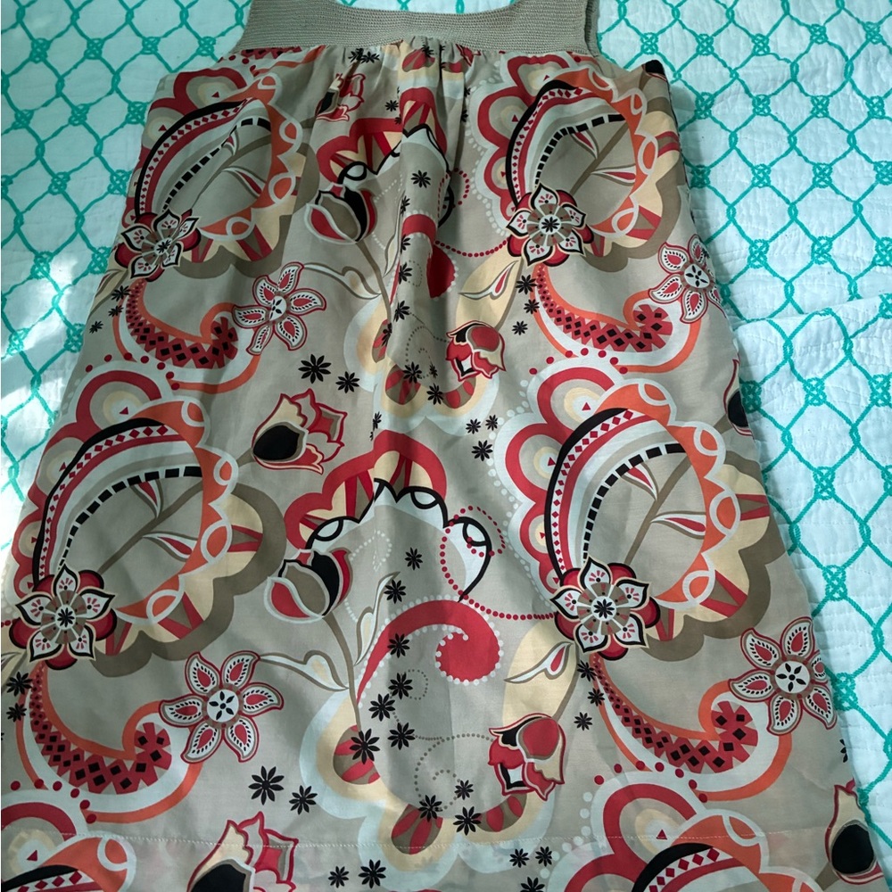 Halogen Multicolor Patterned Tank Top - Picture 7 of 7